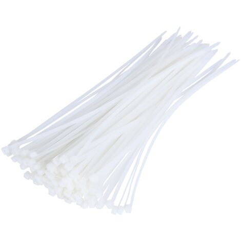 Collare rapido bianco confezione da 100 collari400 x 7,6 mm