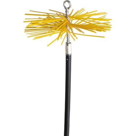 Kit di spazzacamini 7m + 1 riccio in PVC 250mm WERKA PRO