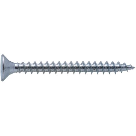 Vite a legno con testa svasata PZ zincata Viswood filettatura totale4,5x60 mm (x7 viti)