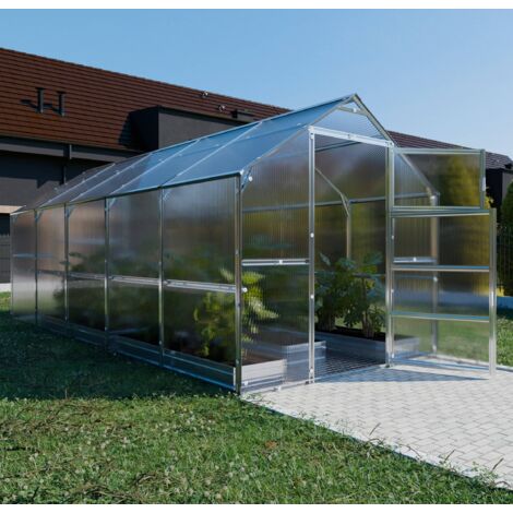 Gewächshaus KLASIKA BERNARD 2,35 x 5 m (11,75 m²), 4 mm mit Polycarbonatbeschichtung 1 Stk.