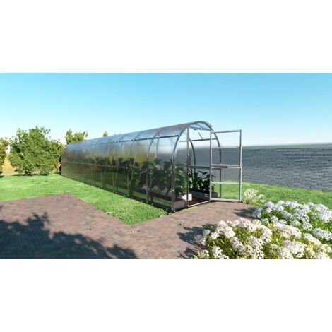 Gewächshaus KLASIKA SLIM 2 x 12 m (24 m²), 4 mm mit Polycarbonatbeschichtung, 1 Stück