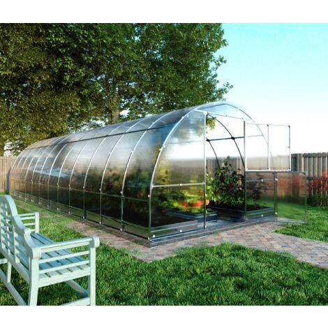 Gewächshaus KLASIKA TUBE 3 x 8 m (24 m²), 4 mm mit Polycarbonatbeschichtung, 1 Stück