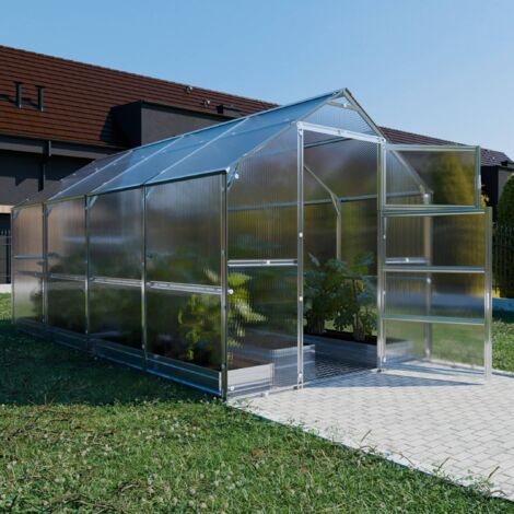Gewächshaus KLASIKA BERNARD 2,35 x 4 m (9,4 m²), 6 mm mit Polycarbonatbeschichtung 1 Stk.