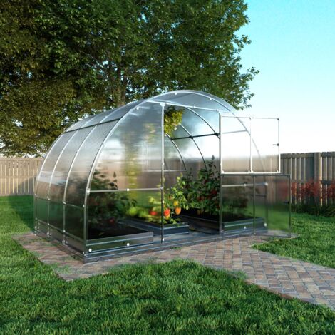 Gewächshaus KLASIKA TUBE 3 x 2 m (6 m²), 4 mm mit Polycarbonatbeschichtung, 1 Stück