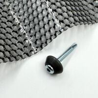 Verzinkte Schrauben M5 x 40 mm Für Metall Mit Grau Dichtscheibe MK PC DIAMONDS 50 Stück
