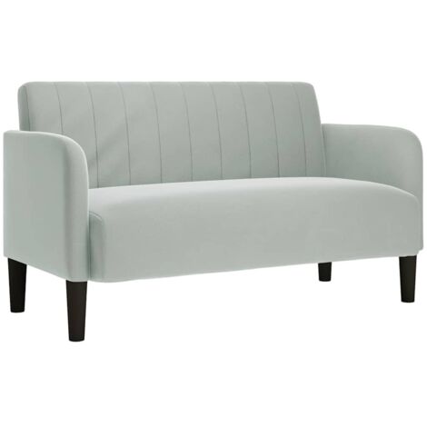 VidaXL Canapé à 2 places Taupe 120 cm Tissu, canapé, canapé rembourré