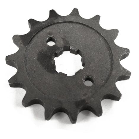 Piñon de cadena 15 dientes 65mm para pit bike y ATV quad (1/5)