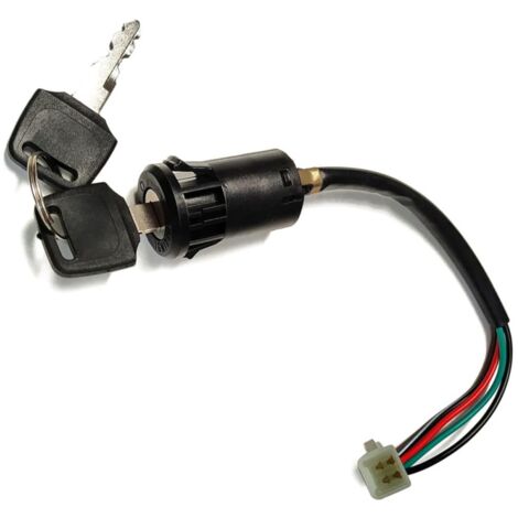 Clausor con 2 juegos de llaves para patinete eléctrico (2 cables) (1/4)
