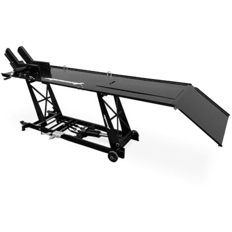 Elevador de moto hidráulico Moost 400Kg 190x53 cm con ruedas y rampa
