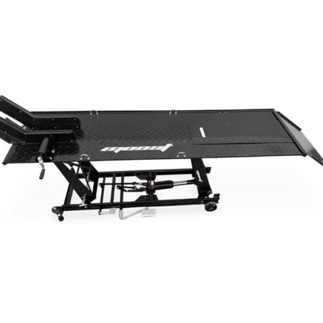 Elevador de moto hidráulico 450Kg 206x55 cm con rampa