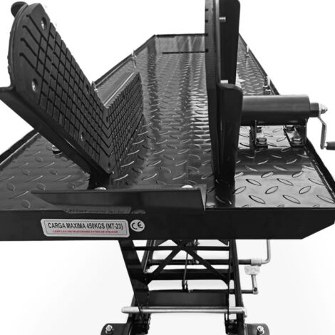 Elevador de moto hidráulico 450Kg 206x55 cm con rampa