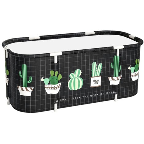 Masiunoz Faltbare Badewanne Eckig - Fächerförmige Tragbare Wanne 70x70cm Für Erwachsene