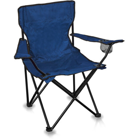 Anglersessel mit Getränkehalter Blau-MPO2431-lex