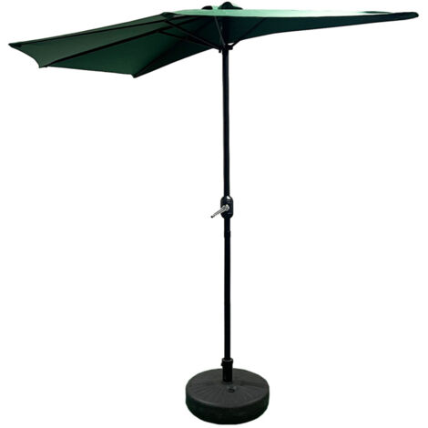 Aga Halbkreis-Sonnenschirm CLASSIC 270 cm Dunkelgrün