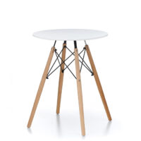 Aga Esstisch Skandinavischen Design rund 60 cm,Küchentisch Weiß