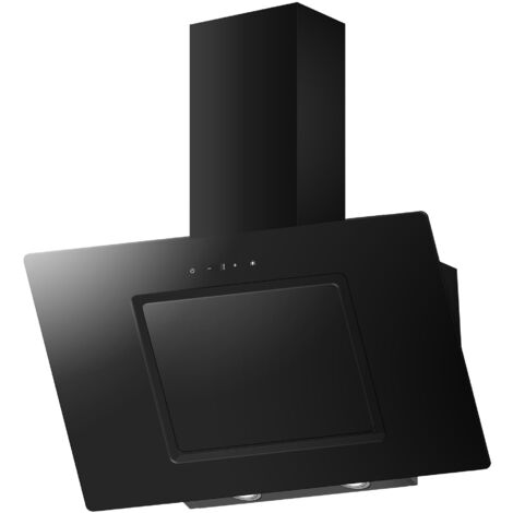 PKM Dunstabzugshaube mit Randabsaugung Kopffreihaube S26-90BBTY schwarz 90 cm EEK: B (1/5)