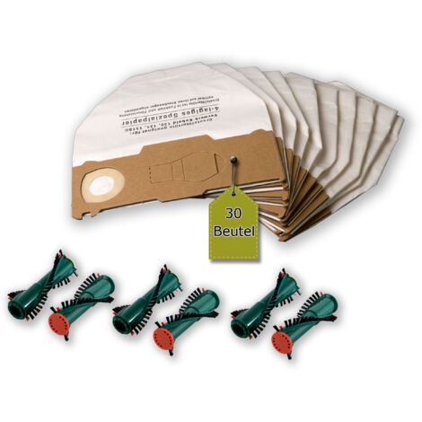 vhbw 2x spazzola carbone 4,5 x 5 x 14 mm compatibile con Vorwerk EB 351, ET 340 aspirapolvere