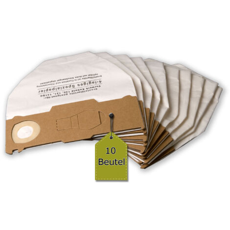 EVendix Staubsaugerbeutel 10er Pack - Kompatibel Mit Vorwerk Tiger 250, 251, 252