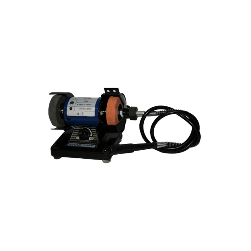MOLA DA BANCO SMERIGLIATRICE COMBINATA FERVI A DISCO CON SPAZZOLA MOLA 150 Mm - Foto 8