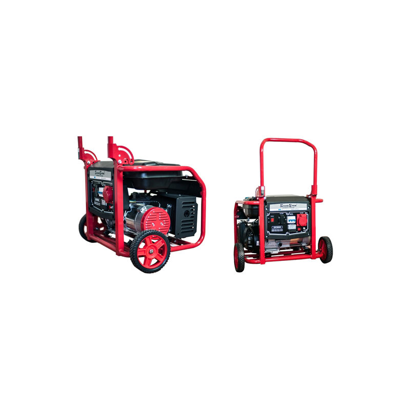 Gruppo elettrogeno/Generatore di corrente 2800W - 220/380V avviamento elettrico carrellato