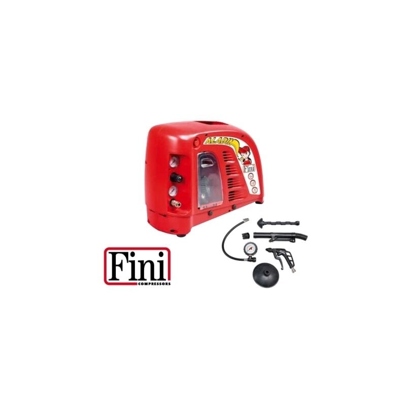 Compressore portatile a secco multiaccessoriato Fini - Aladin 1850