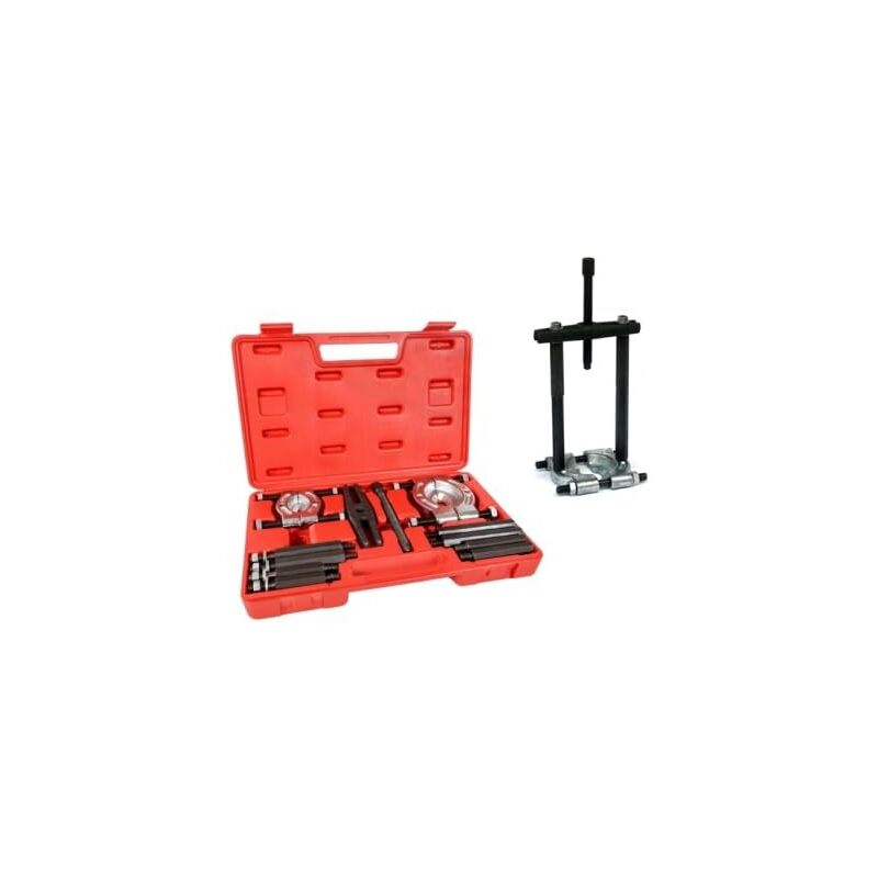 Kit Estrattore Cuscinetti 12 Pezzi - Con Lame Separatrici 35-75 Mm, Per Smontaggio Ingranaggi, Pulegge, Ruote