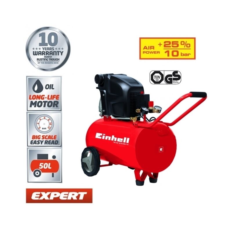 Compressore 50lt. ad olio Einhell - TE-AC 270/50/10