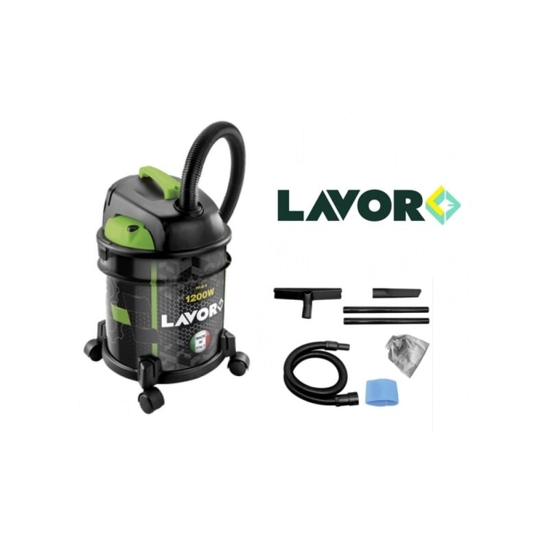 Aspiratore/Aspirapolvere/Aspiratutto solidi e liquidi 1200W 20lt. Lavor - Rudy 1200S