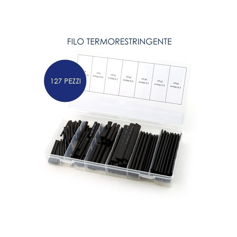 Guaina Termorestringente 24mm 4:1 – 5m Nera, Doppia Parete Adesiva Per Cavi Elettrici, Impermeabile E Isolante