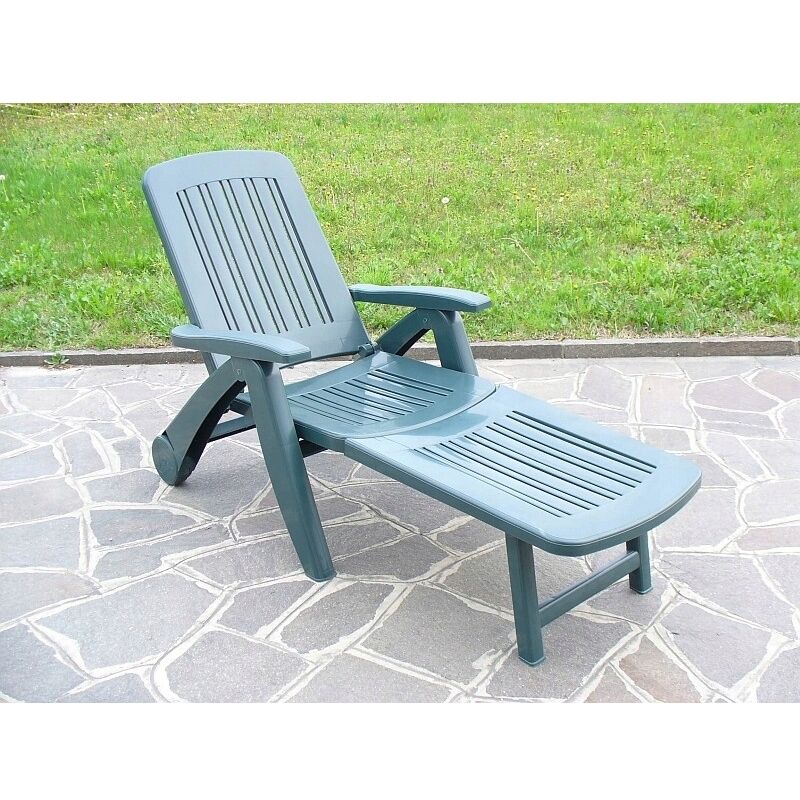 LETTINO SDRAIO prendisole CON RUOTE in rattan - design RELAX