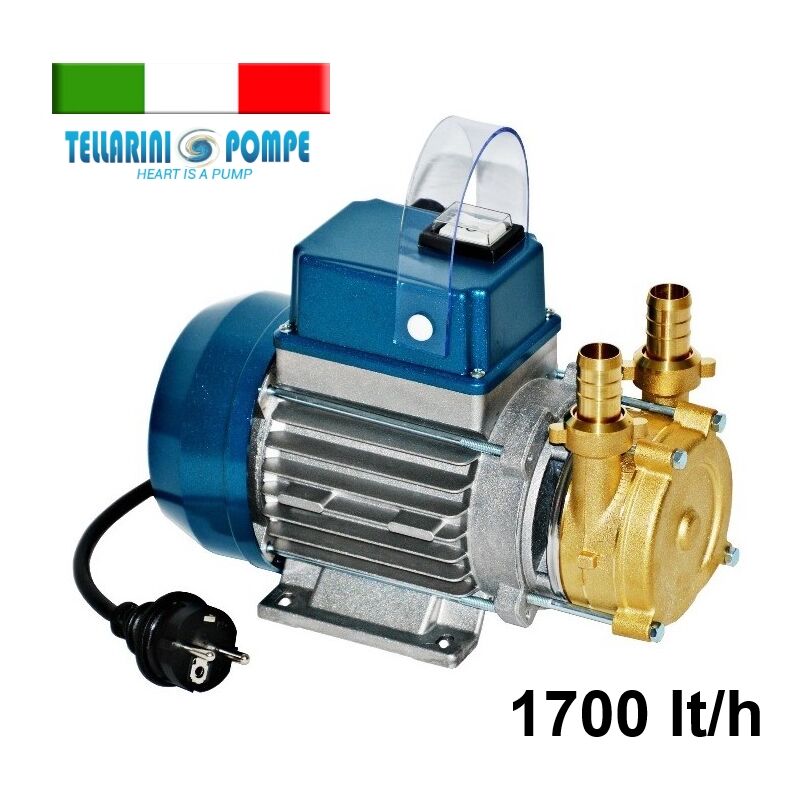 Pompa Travaso Tellarini TR20 - Autoadescante Per Trapano Elettrico, Ottone