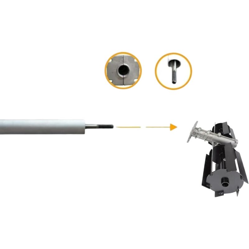 Accessorio Zappatrice Per Decespugliatore - Fresa A 9 Denti Per Mini Motozappa - Foto 9