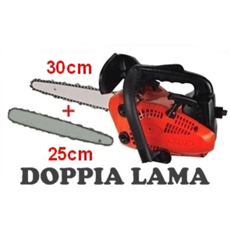 Motosega per potatura 25cc (25,4cc) lama CARVING 30cm + lama Mod. OREGON 25cm