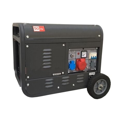 Gruppo elettrogeno/Generatore di corrente 2800W - 220/380V avviamento elettrico con chiave e telecomando carrellato