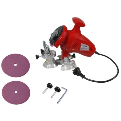 Affilacatene/Affilacatena/Affila catene per motosega ed elettrosega 300W con 2 dischi di ricambio