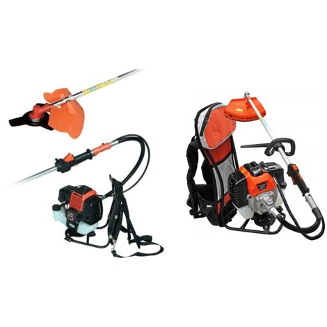 Decespugliatore/Tagliaerba/Rasaeraba/Tagliabordi a scoppio 51,7cc a zaino