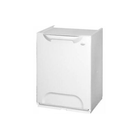 Pattumiera/Cassonetto modulo componibile per Raccolta Differenziata Ecologico Color - Bianco