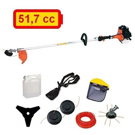 Decespugliatore/Tagliaerba/Rasaeraba/Tagliabordi multiaccessoriato a scoppio 52cc