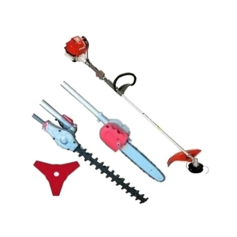 Decespugliatore + Tagliasiepi + Motosega/Troncarami/Tagliarami + Disco girevole 3 denti a scoppio 43cc