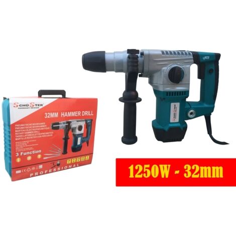 Trapano martello demolitore/Tassellatore 32mm 1250W