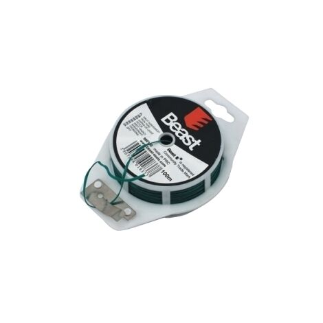 Matassina filo ferro/metallico plastificato per giardino 100m