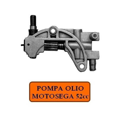 Pompa olio/Ricambio per motosega 52cc