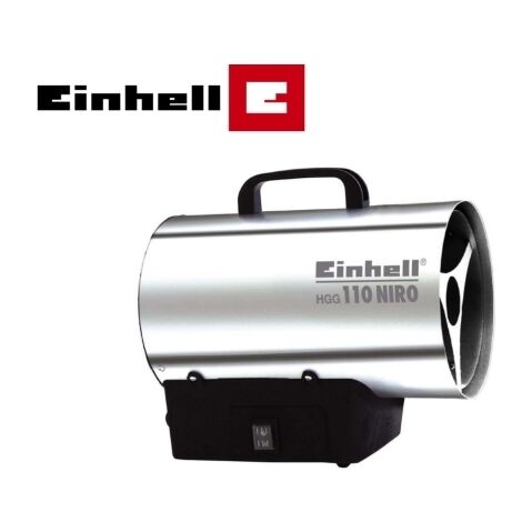 Generatore di aria calda/cannone/cannoncino ad aria calda a gas propano/butano Einhell - HGG 110 Niro
