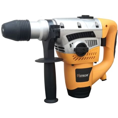 Grecoshop – Trapano martello demolitore 1500W SDS Max – Forza percussione 8J – Capacità foro 40mm – Impugnatura anti vibrazioni (1/2)