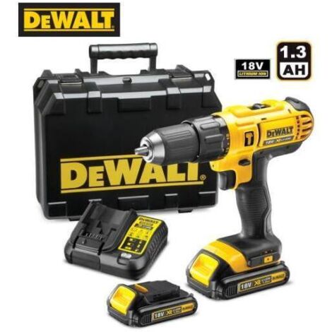 Trapano avvitatore a batteria c/percussione 18V Litio c/batteria di riserva in valigetta DeWalt - DCD776C2