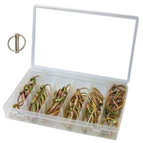 SET ASSORTIMENTO 555 PEZZI COPPIGLIE PERNI FERMI DI SICUREZZA VARIE MISURE