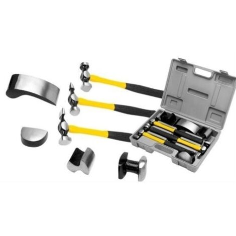Kit carrozziere/carrozzeria 7 pz in valigetta