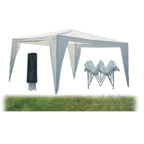Gazebo pieghevole impermeabile in alluminio 3x3m Bianco