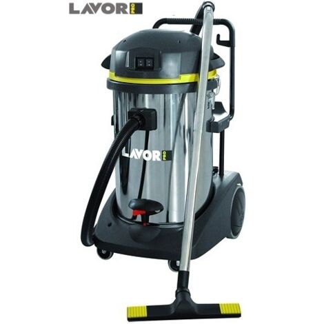 Aspiratore/Aspirapolvere/Aspiratutto solidi e liquidi 2 x 1200W 78lt. Lavor 