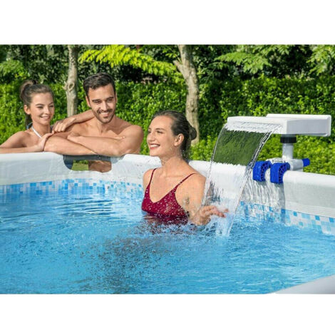 Cascata multicolore Led piscina fuori terra Soothing Flowclear Bestway 58619